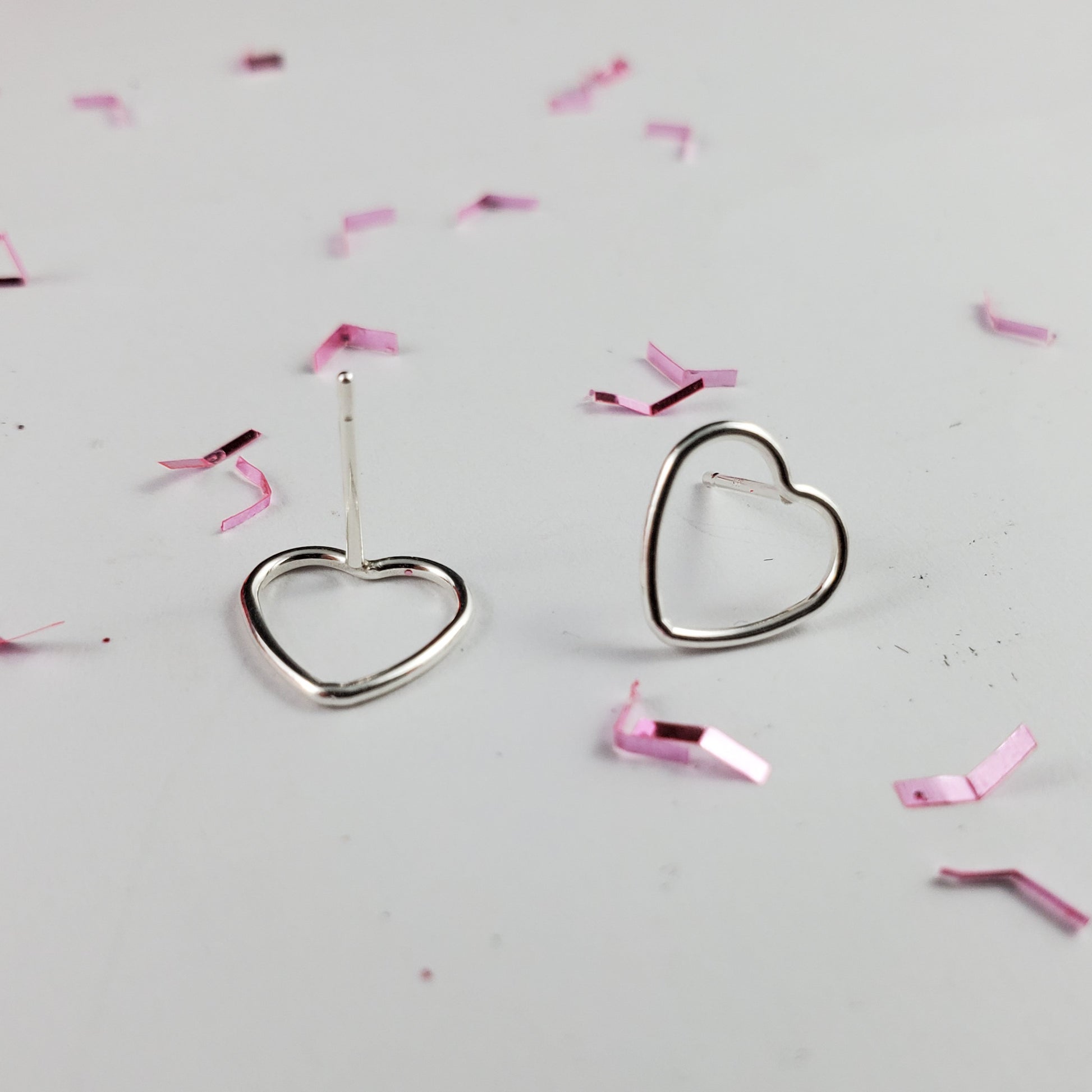 Sterling Silver Heart Earrings