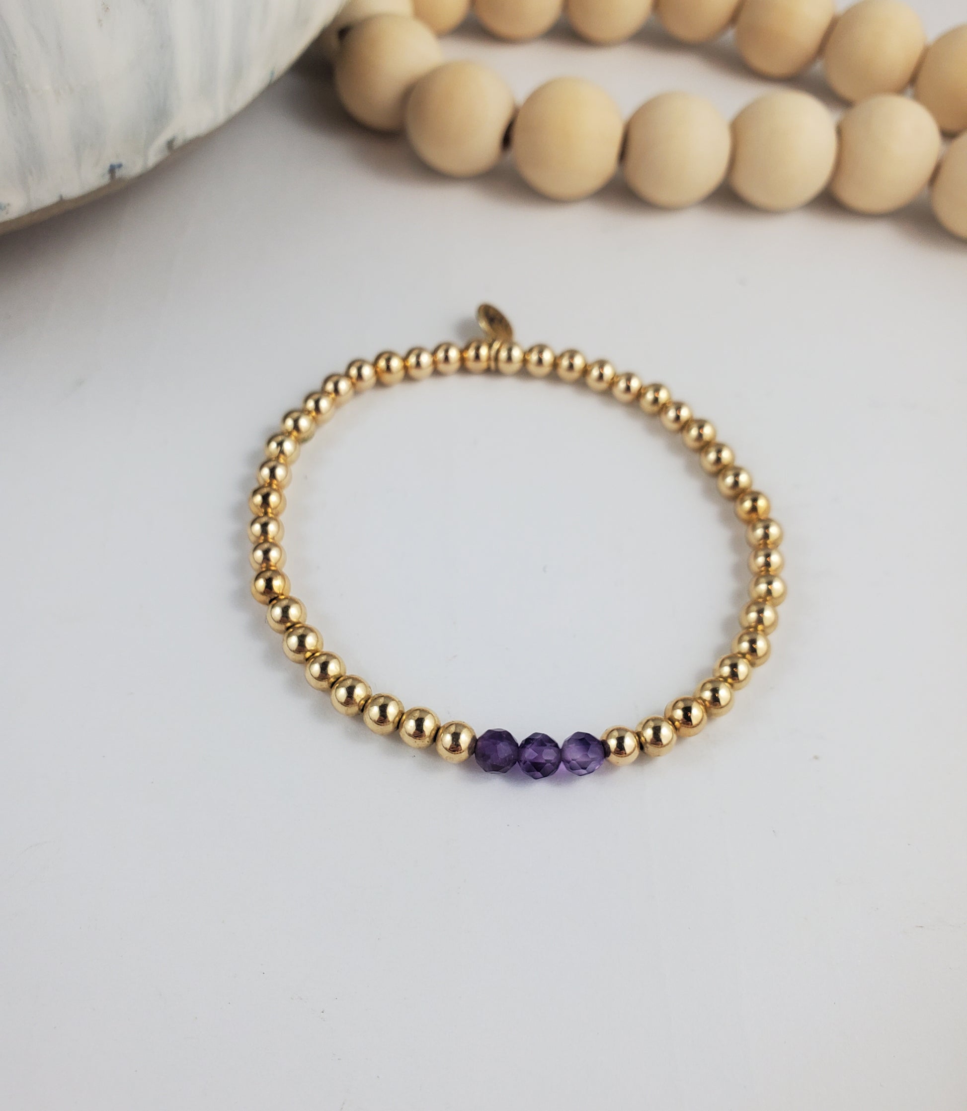Amethyst Birthstone bracelets