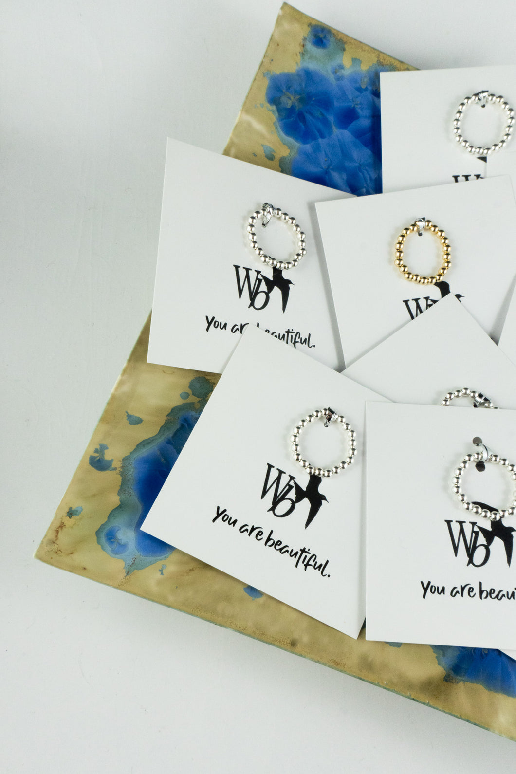 Gold and Silver Stretchy Rings
