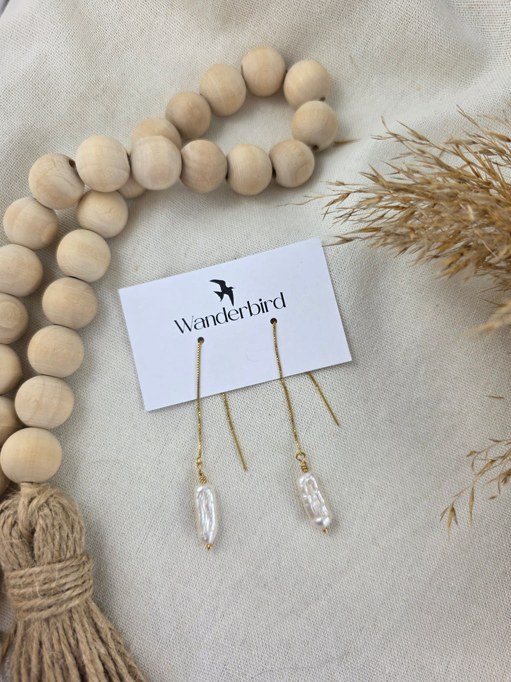 Sienna Pearl Drop Earrings