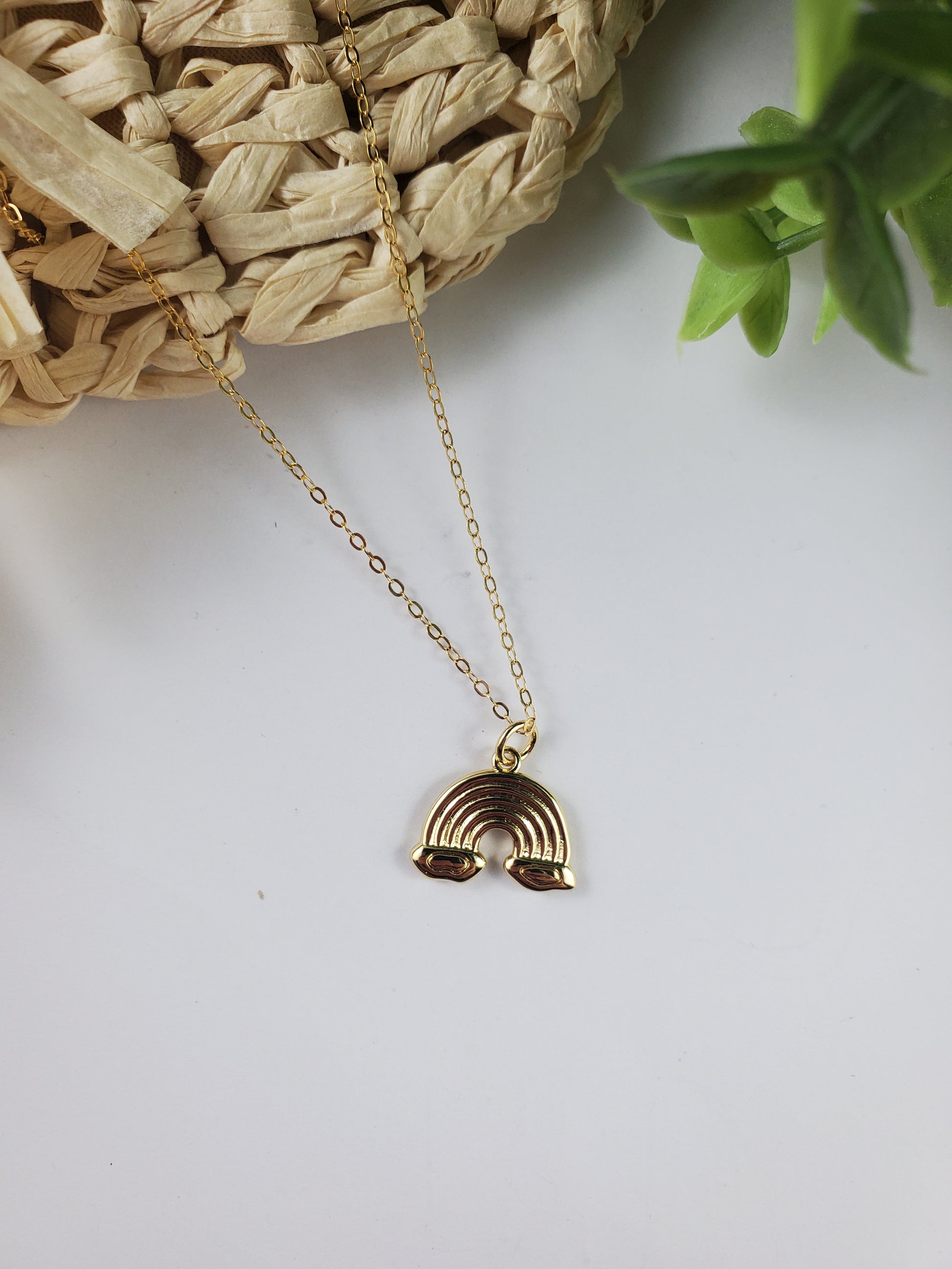 Rainbow Gold Necklace