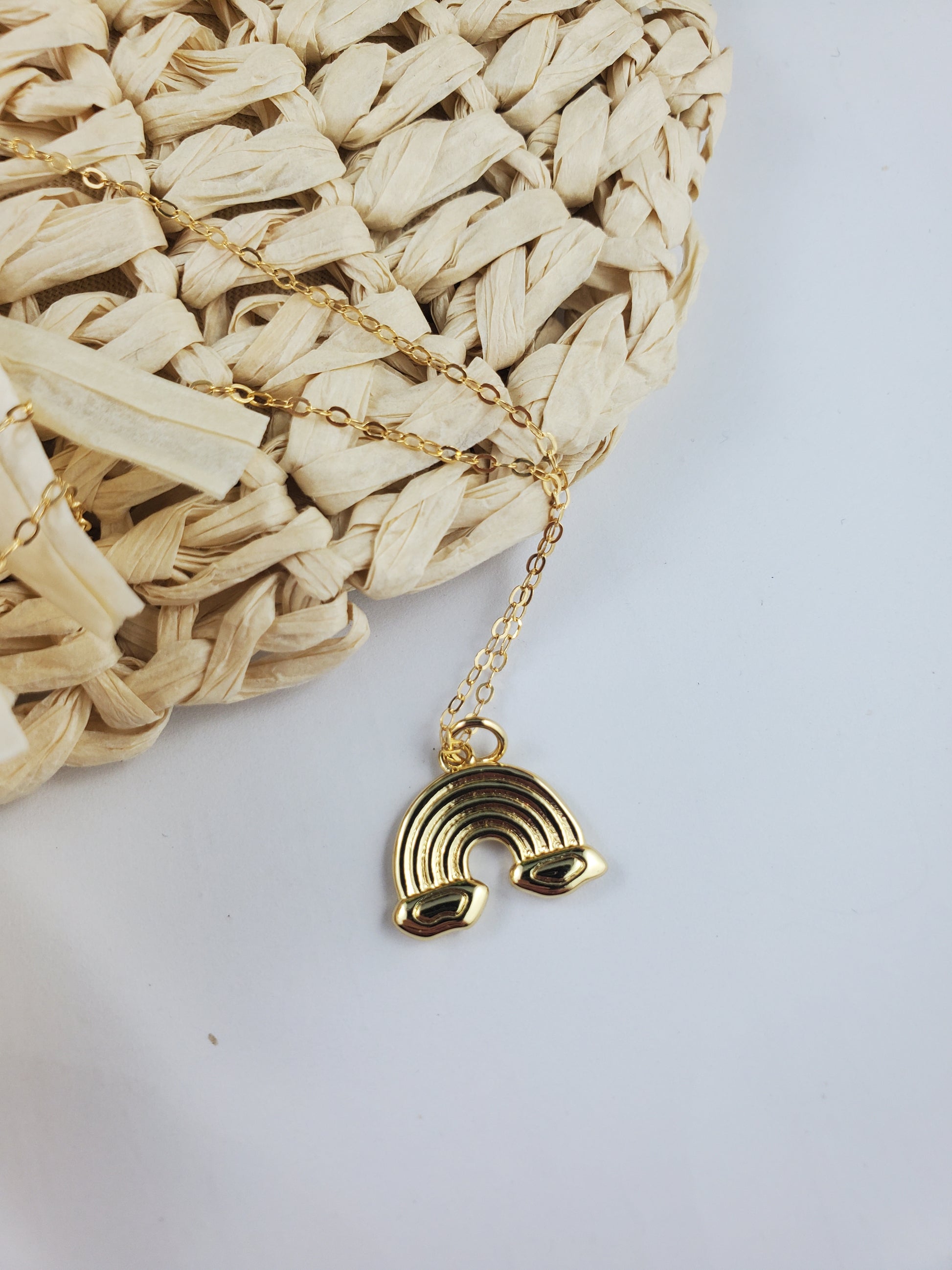 Rainbow Gold Necklace