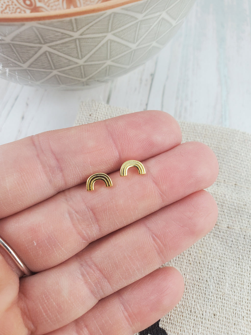 Rainbow Studs