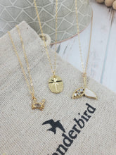Load image into Gallery viewer, Whale Tail Gold Necklace
