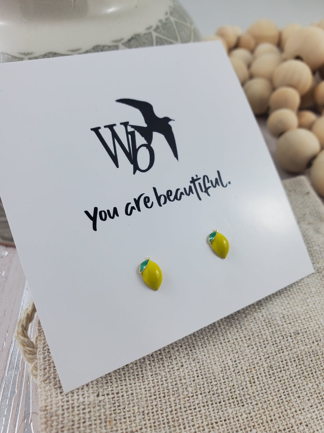 Lemon Stud Earrings