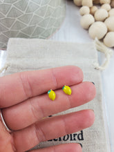 Load image into Gallery viewer, Lemon Stud Earrings
